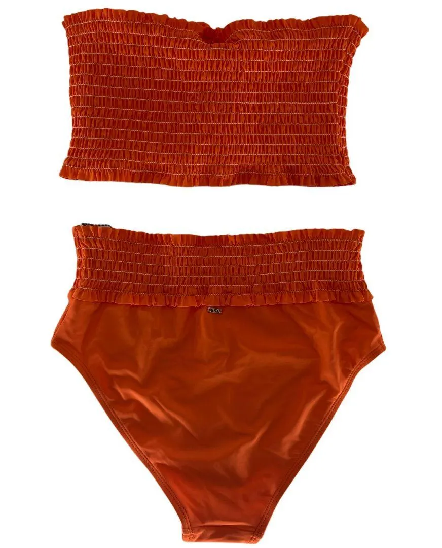 Smocked Bandeau Bikini - Image 2
