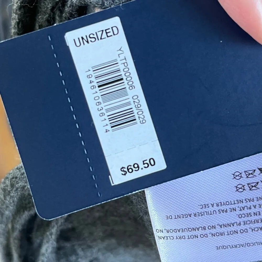 Lucky Brand Women's Grey Fringe Trim Long Scarf. NEW - Image 6