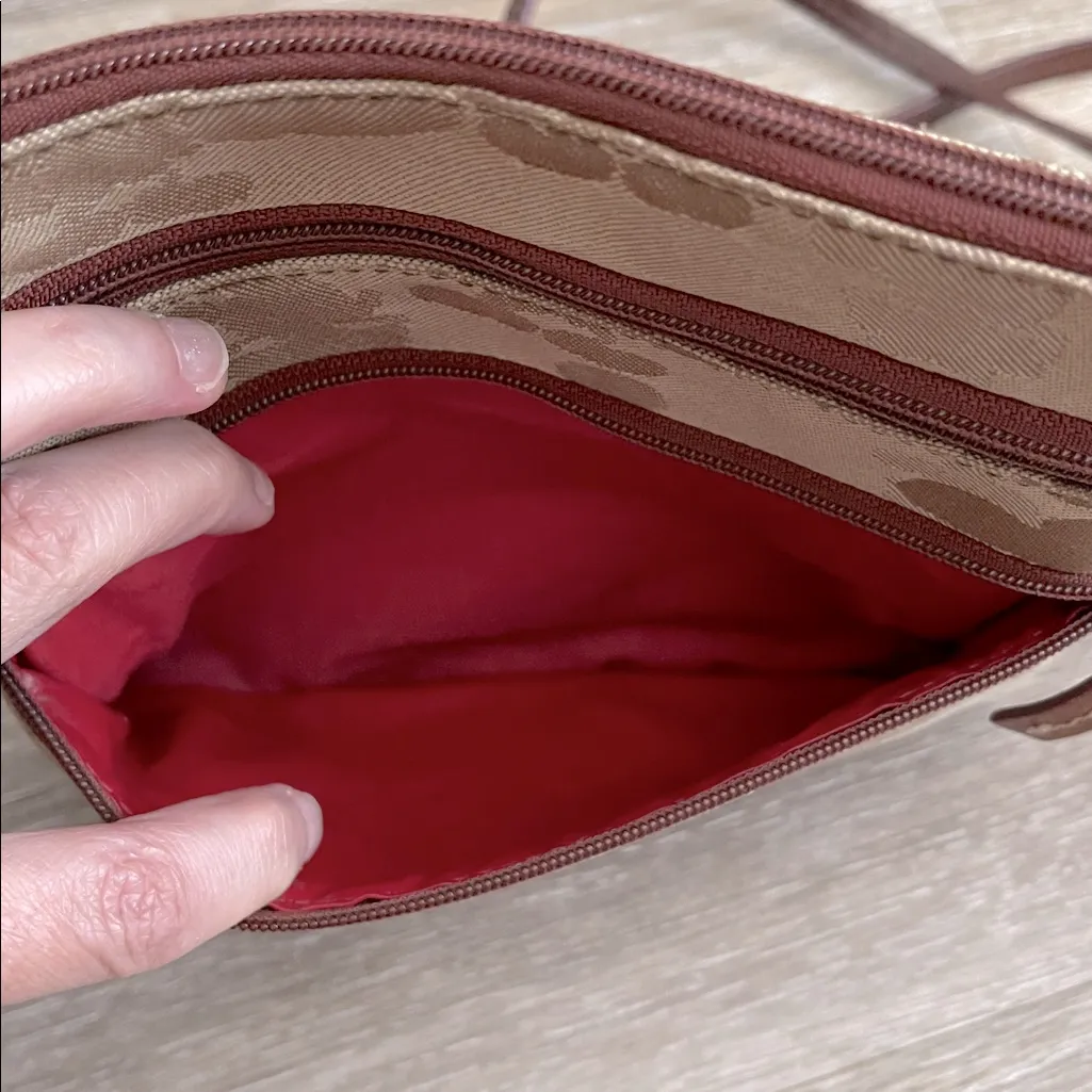 Disney Parks x Dooney & Bourke leather & fabric Mickey Mouse crossbody bag - Image 8