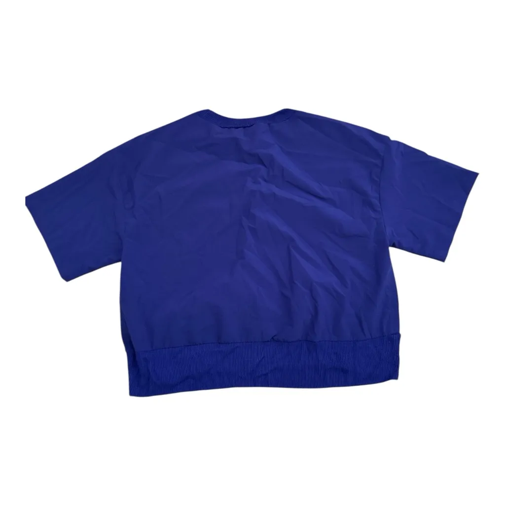 Athleta Athletic Zephyr Cropped Short Sleeve Tee | Purple | Small - Image 3