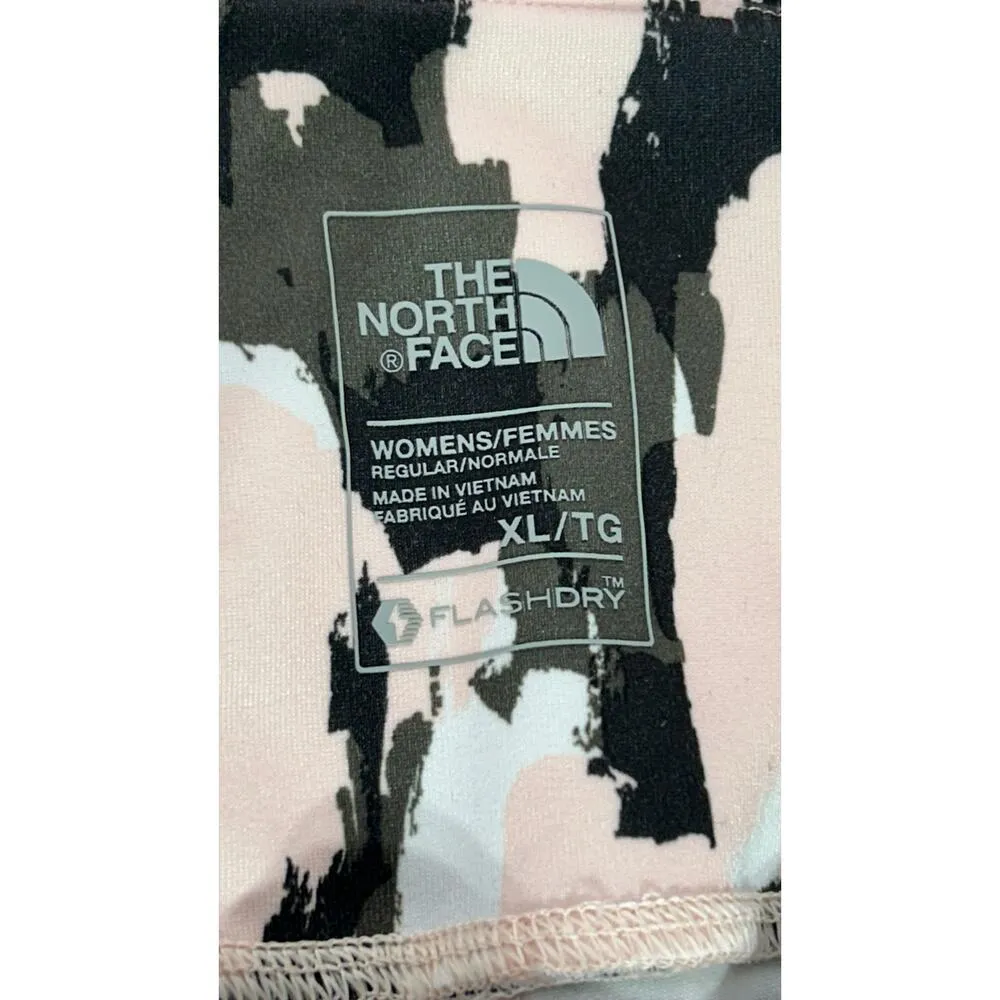 The North Face | Women's Athletic Workout Camo Print Capri Cropped Leggings | XL - Image 3