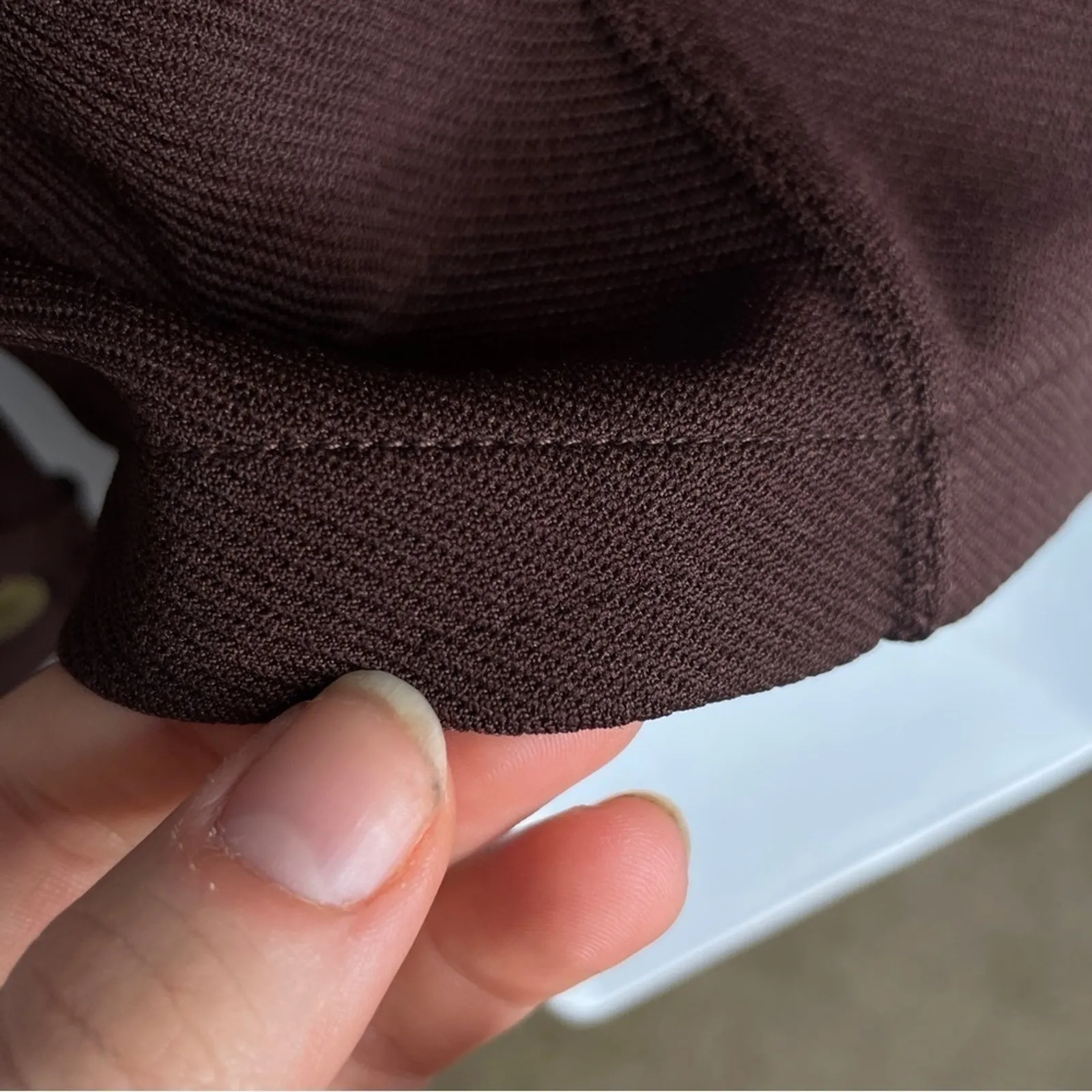 FREE PEOPLE Vintage Brown Jacket Womens Small Neutral Indie Sleaze Grunge Goblin - Image 7