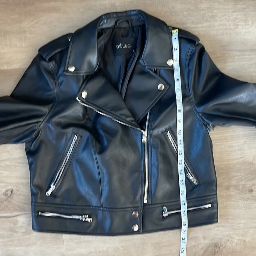 Vici Faux Leather Jacket Sz M - Image 6