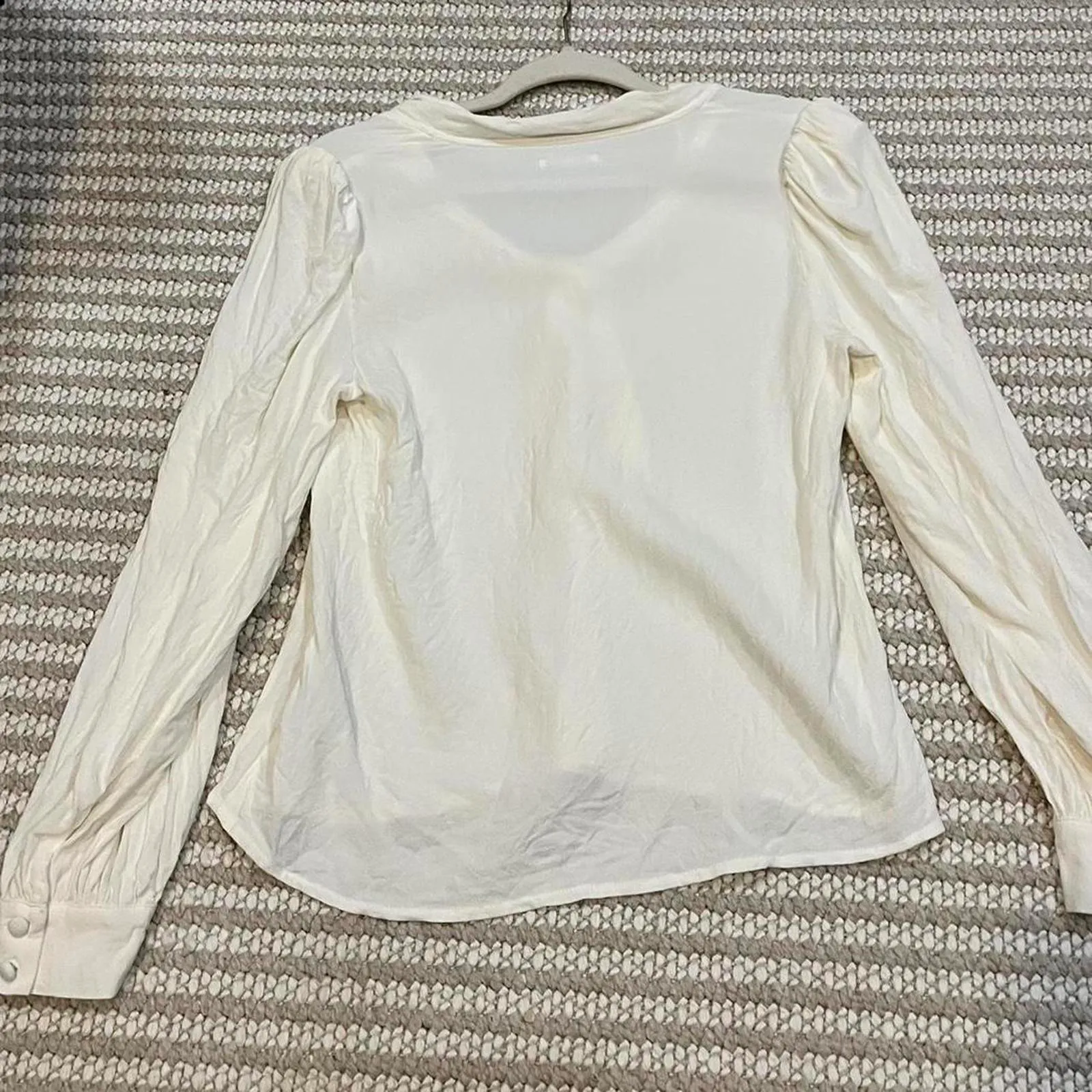 REFORMATION Anaya Tie Front Top - Image 6