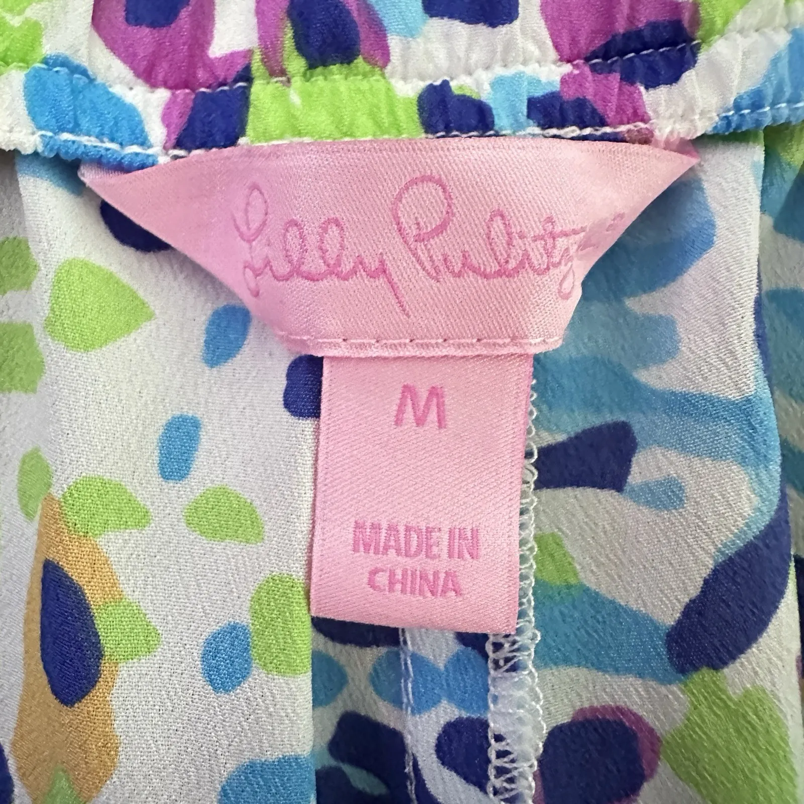 Lilly Pulitzer Middleton Sea Soiree Palazzo Pants Wide Leg Size M Resort Coastal - Image 9