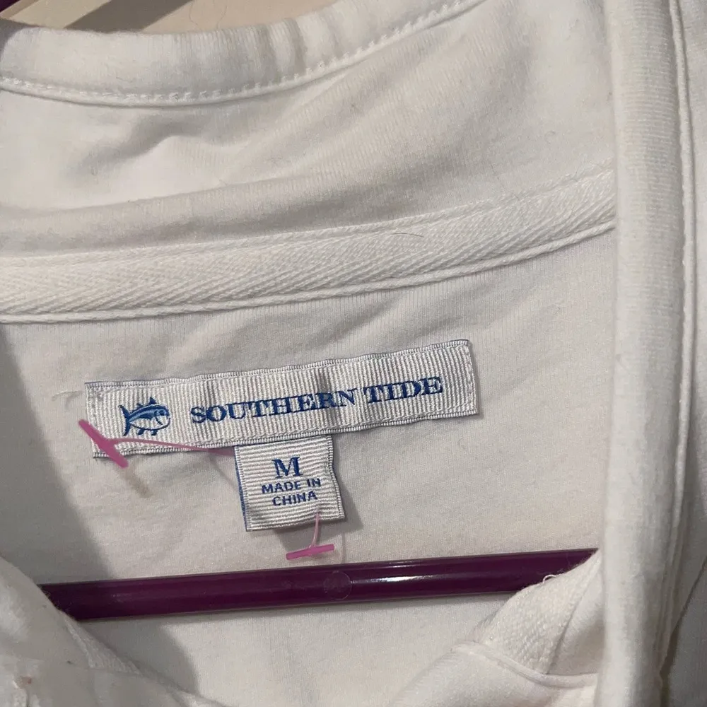 Southern Tide Waylon Striped Pullover in Classic White sz Medium Women’s - Image 9