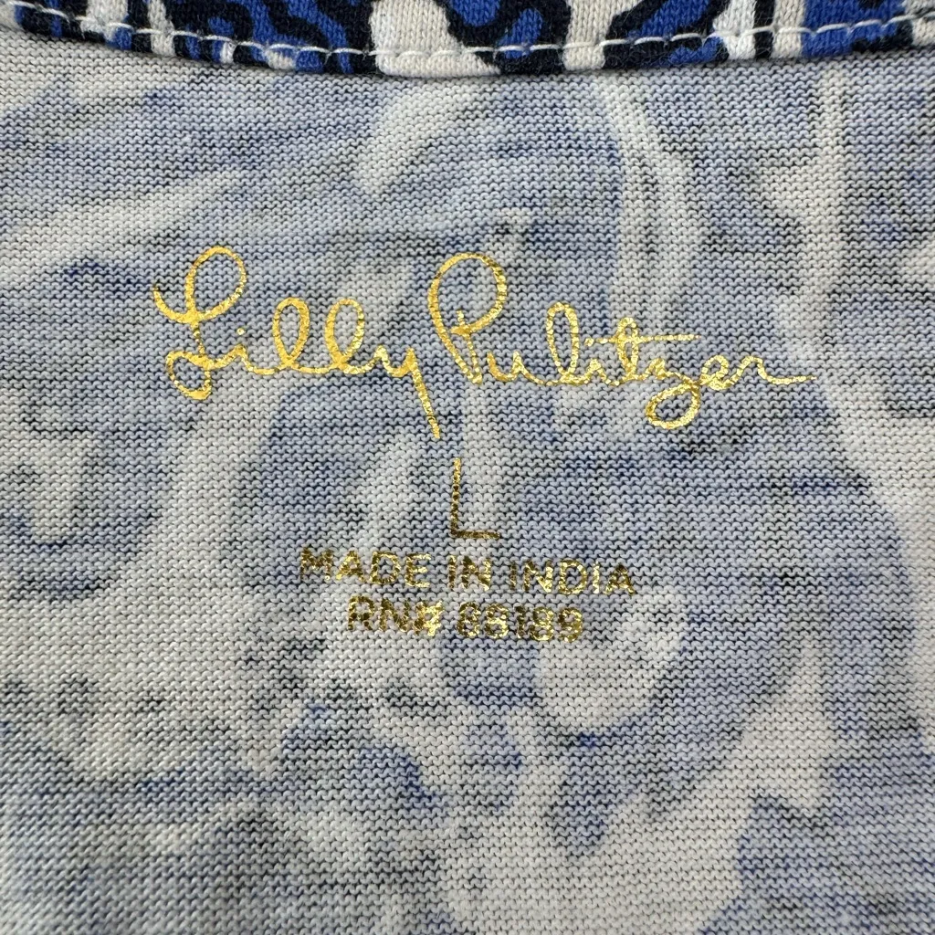 Lilly Pulitzer Alyssa A Line Cotton Dress in Deeper Coconut Ride With Me Large - Image 12