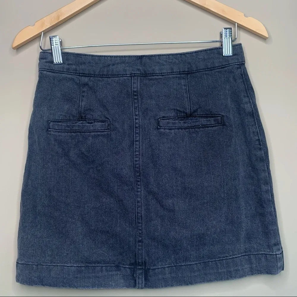 Free People Don’t Get Me Wrong Button Front Skirt Size 26 - Image 9