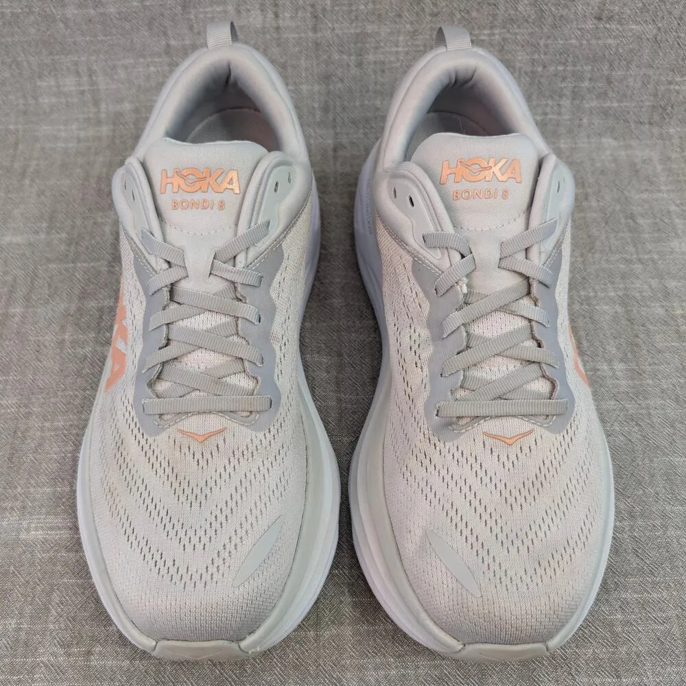 ONE ONE Bondi 8 Harbor Mist Rose Gold Grey Womens Run Comfort Sneaker 12B - Image 2