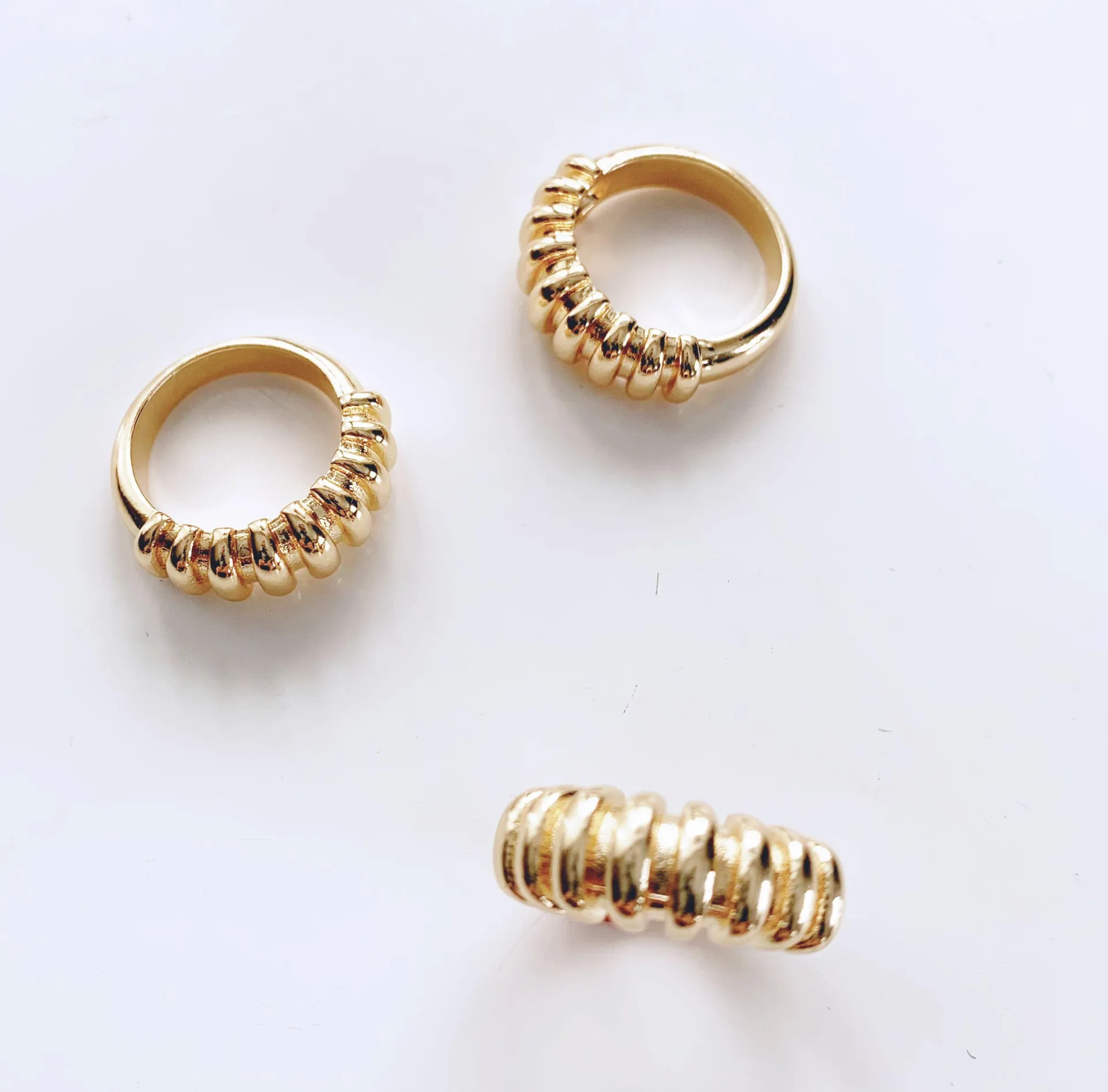 Boutique Gold Twist Ring  - Image 6
