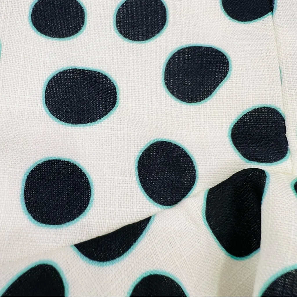 PATBO Bossa Lace Trim Shorts in Black & White Size 4 - Image 4