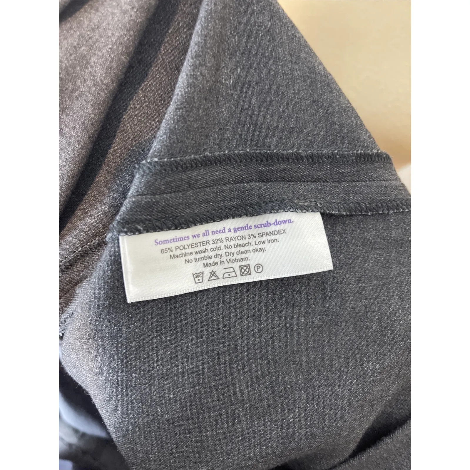 MM Lafleur The Masha Dress Light Twill in Charcoal Grey‎ Sz 4 - Image 10