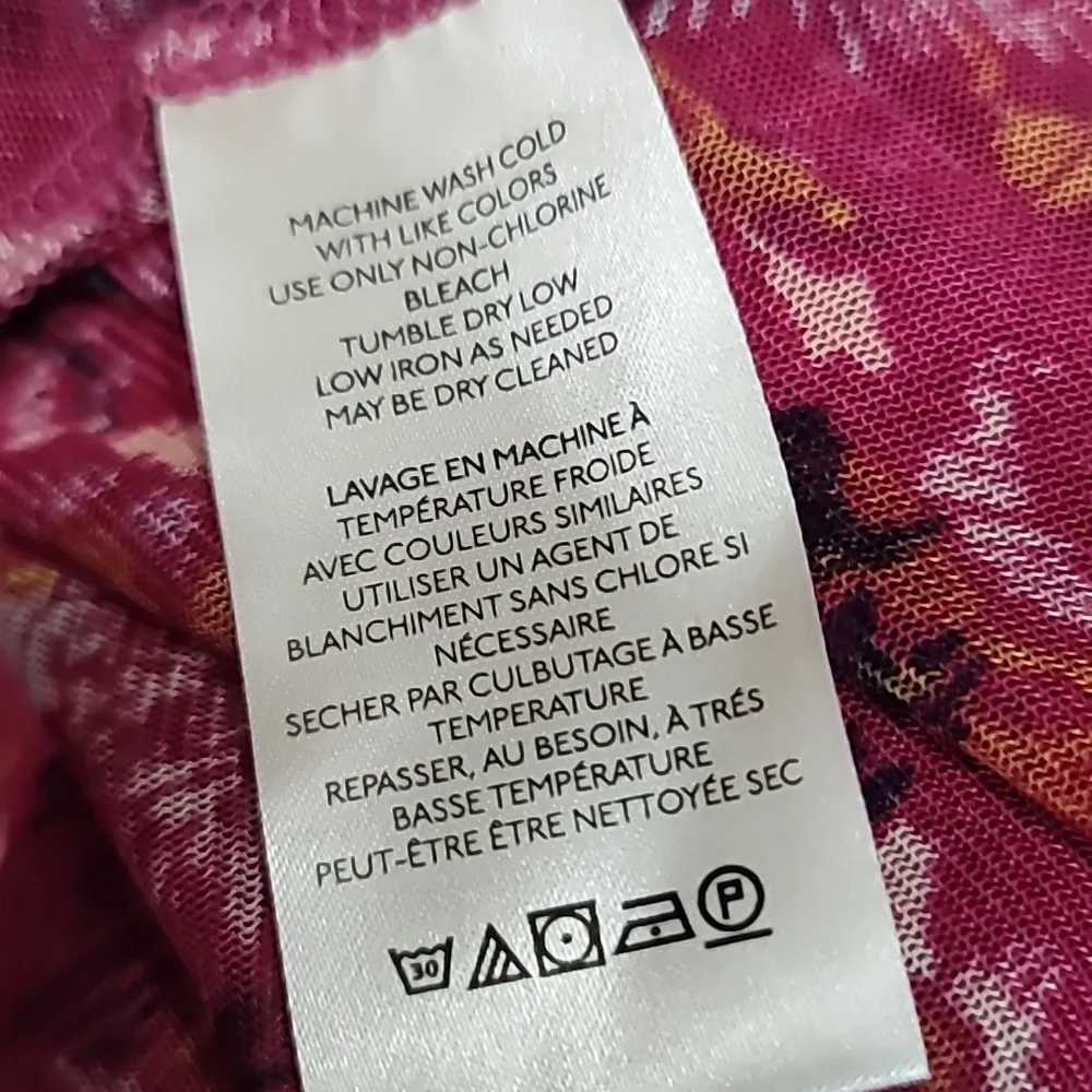 Free People Blanca Maxi Top Dress Adjustable Halter Tie Print Red Purple - Image 4