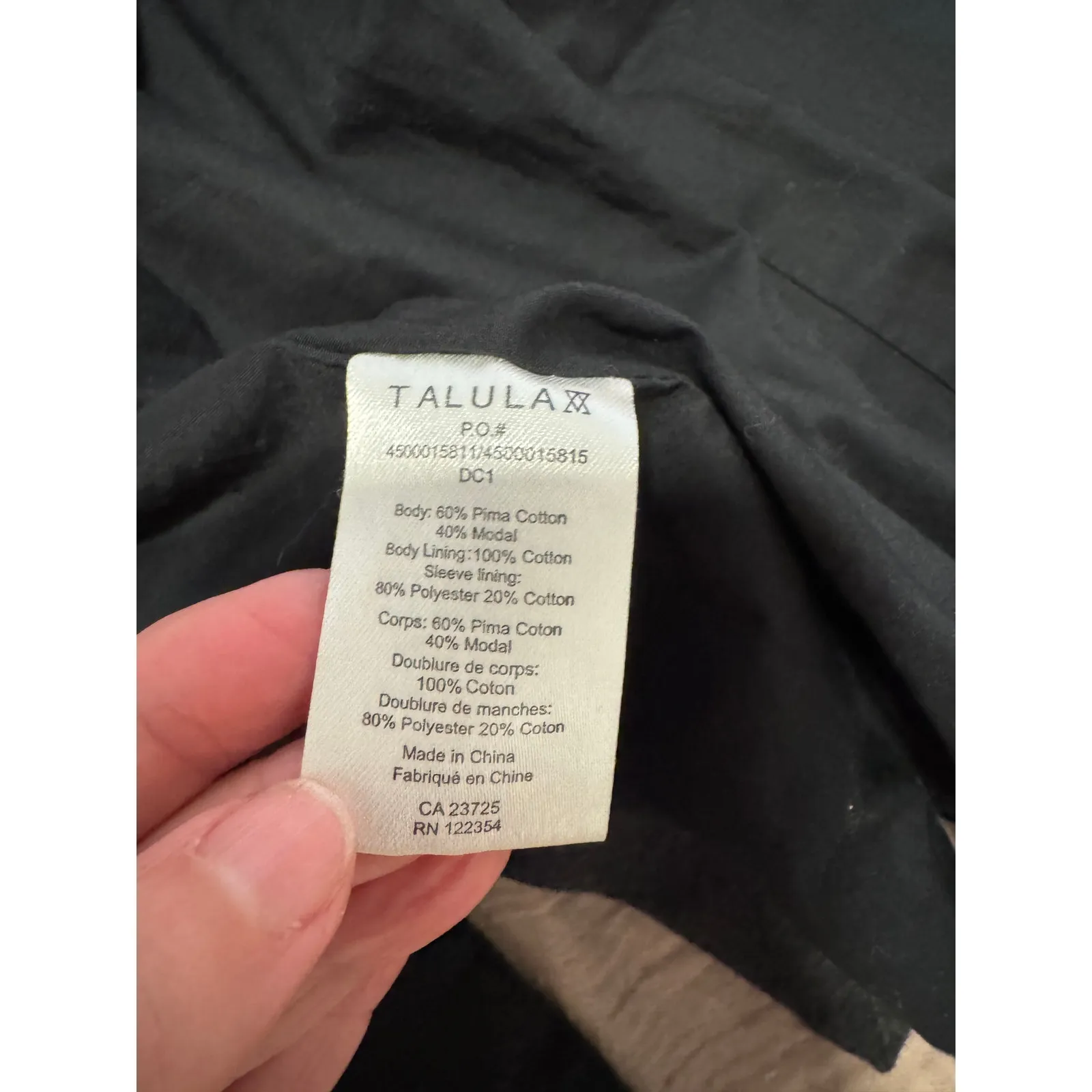 Aritzia Talula Pima Cotton Blazer Grey Size 2 - Image 6