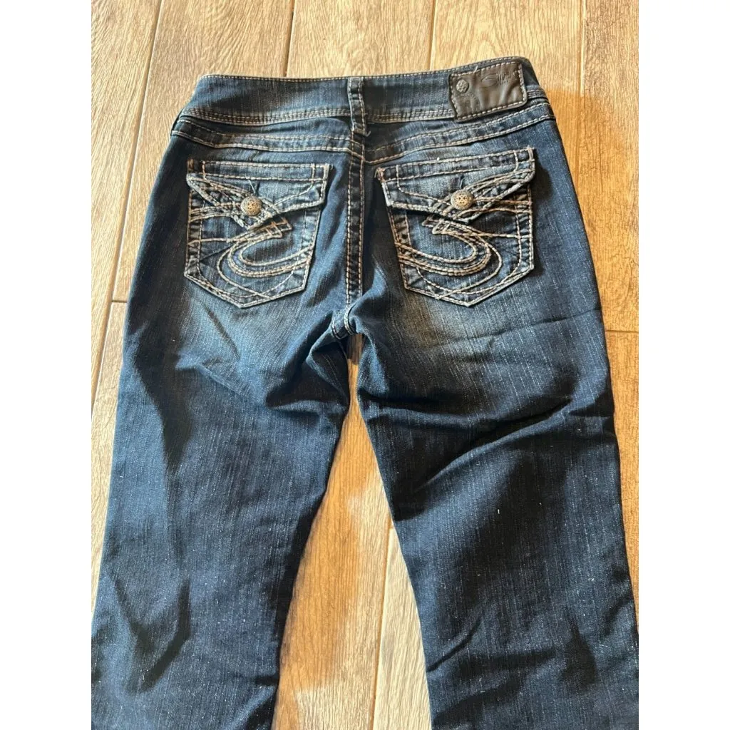 Silver Jeans Suki Surplus Back flap denim jeans size 27 x 32‎ Womens 27x32 Boot - Image 12