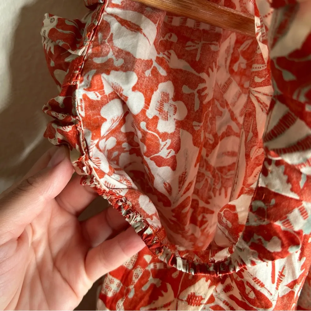 Ulla Johnson Lyla Top in Orange Blossom 00 - Image 5