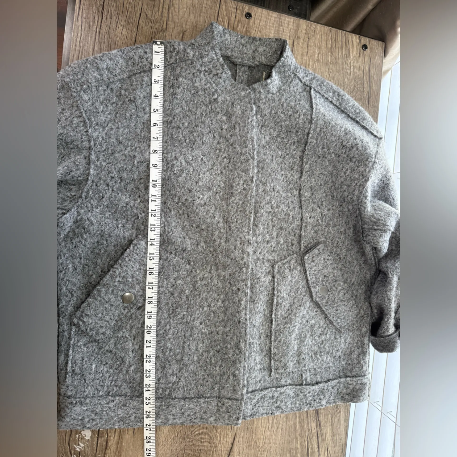 Free people Willow‎ Bomber Jacket size large - Image 7