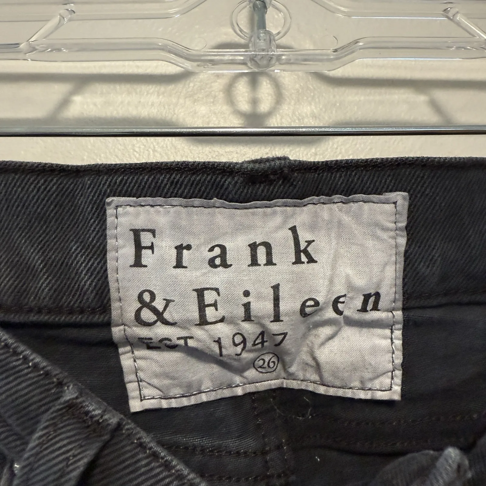Frank & Eileen Cork Jeans in Worn Black Size 26 - Image 4