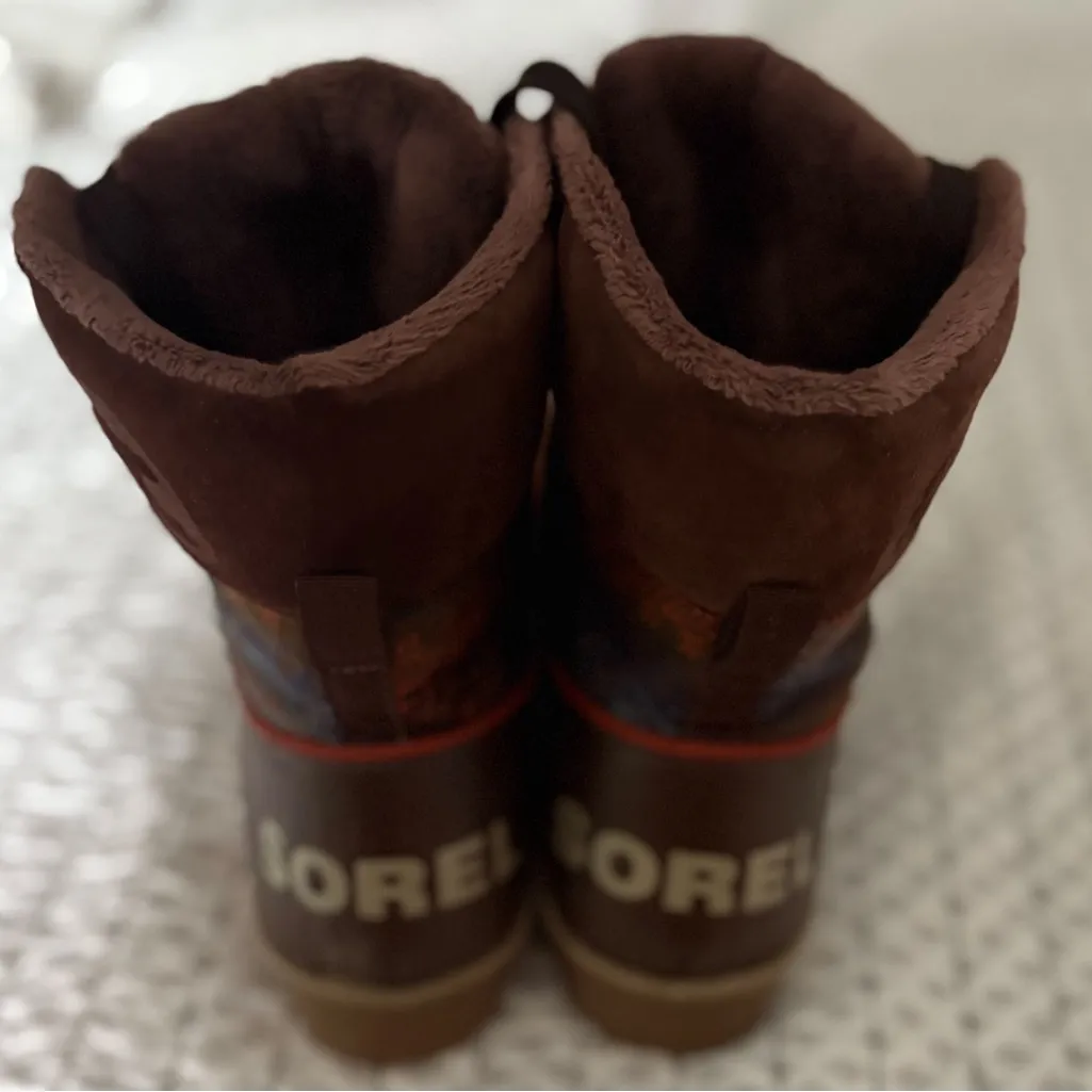 Sorel Tivoli II Blanket Waterproof Boots Size 10 EUC - Image 4