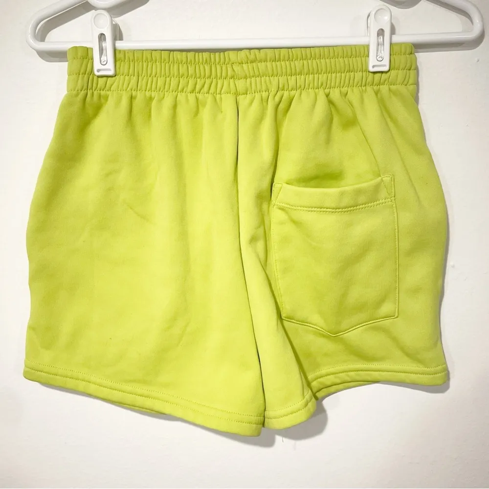 Lonely Ghost Size Medium Green Embroidered Pull on Athletic Shorts - Image 5