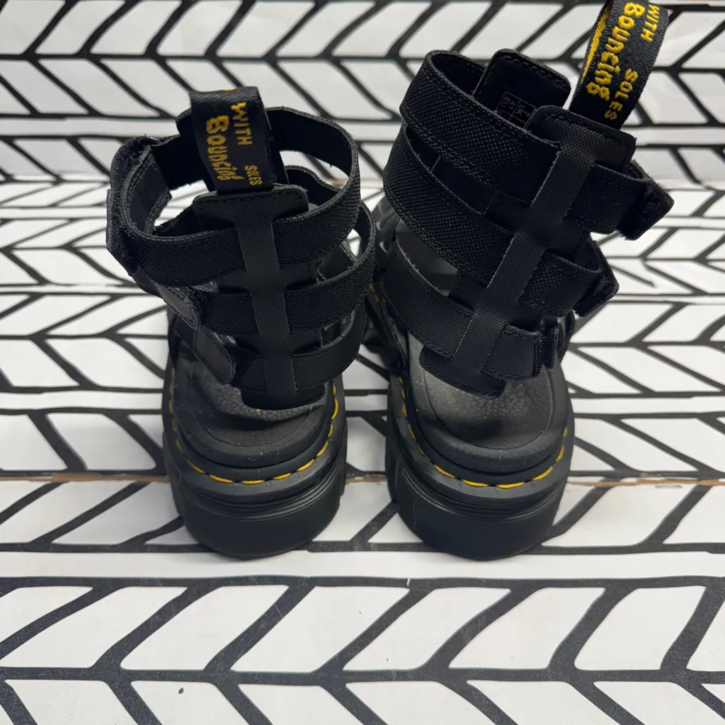 Dr. Martens  Women's Ricki Platform Gladiator Sandals - 9 - Image 3