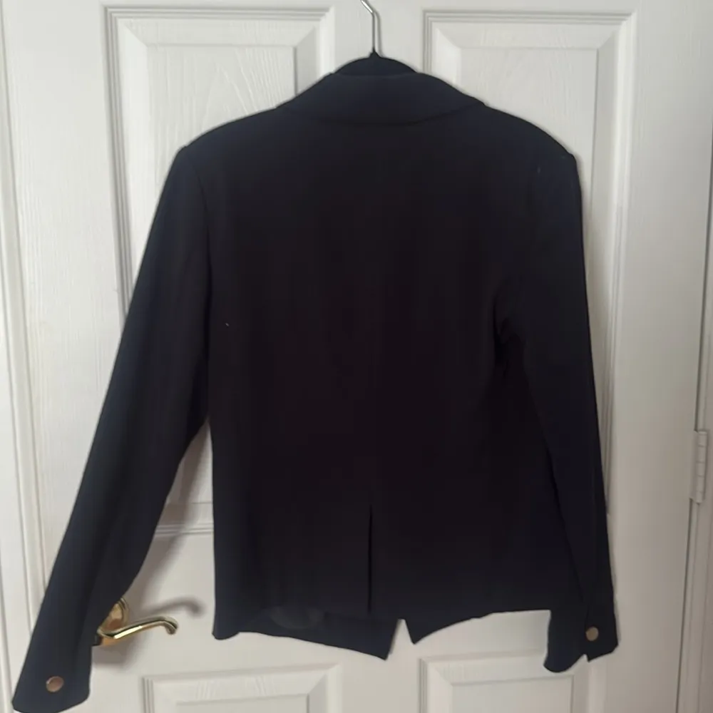 a new day Black Classic Blazer with bronze buttons size 10 - Image 4