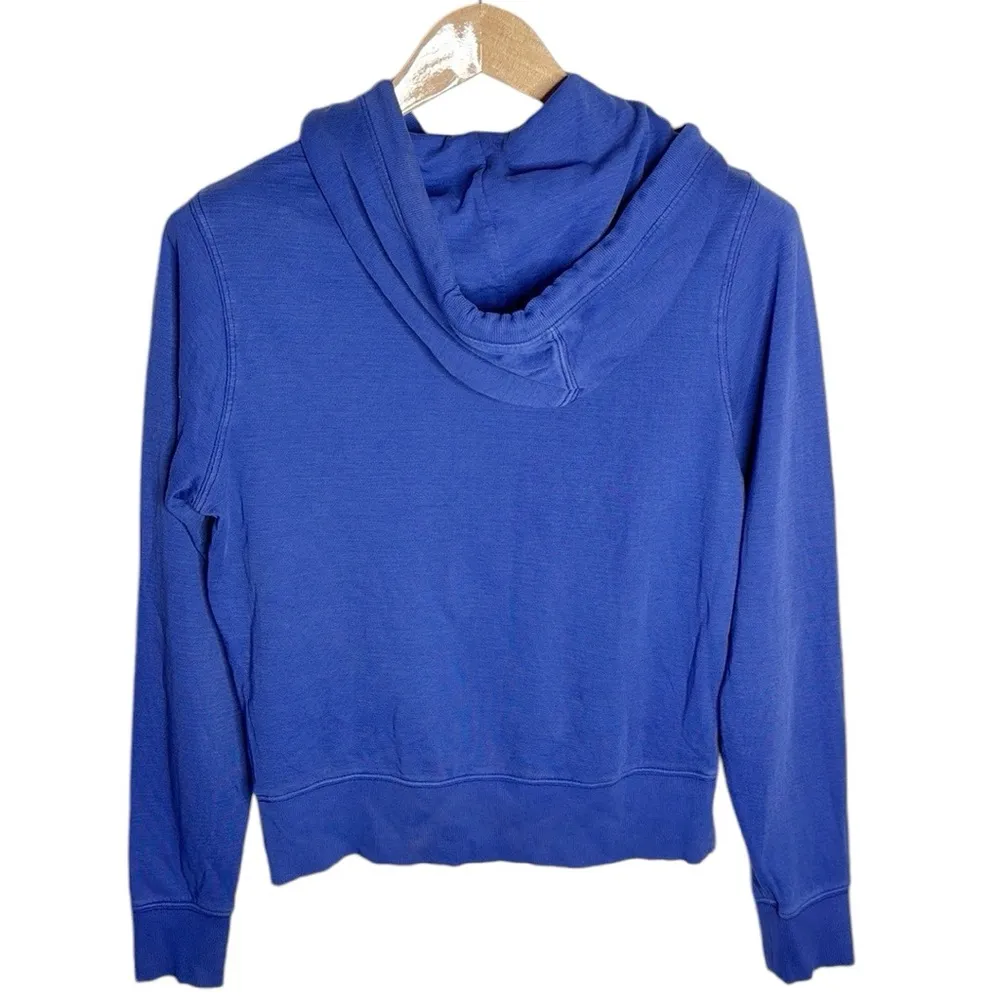 Athleta  Sundown sweatshirt hoodie in Poseidon blue size S - Image 3
