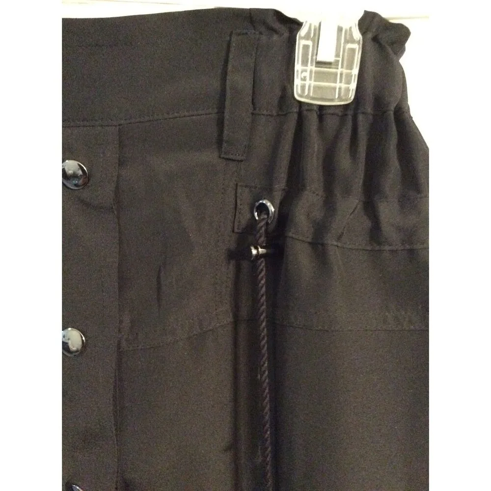 Derek Lam Design Nation XS Black Skirt Front Snap - Image 6