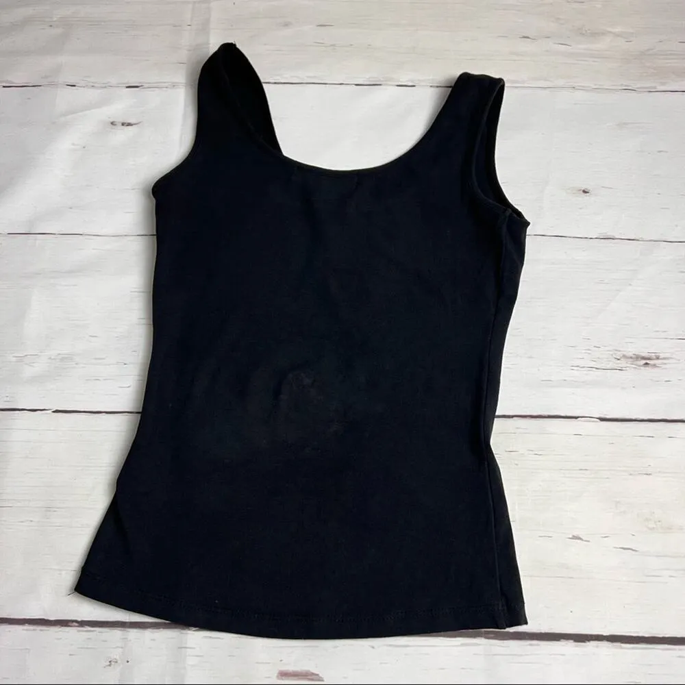 Nicki Minaj Women's Embellised Black and Gold Cropped Tank Sz XS - Image 6