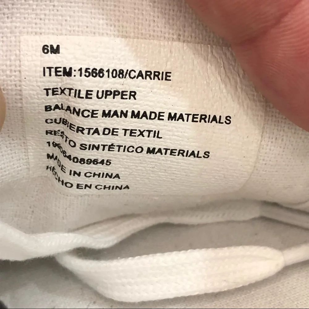 Hurley Carrie Lightweight White Low Top Lace Up Canvas Sneakers Shoes Womens 6. - Image 11