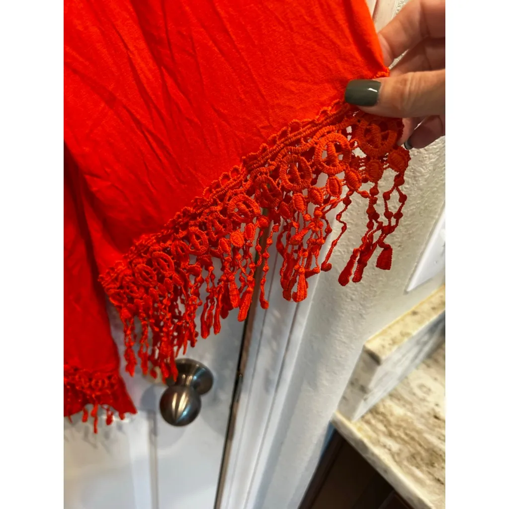 Women's Sunny Lei Red Off - Image 6