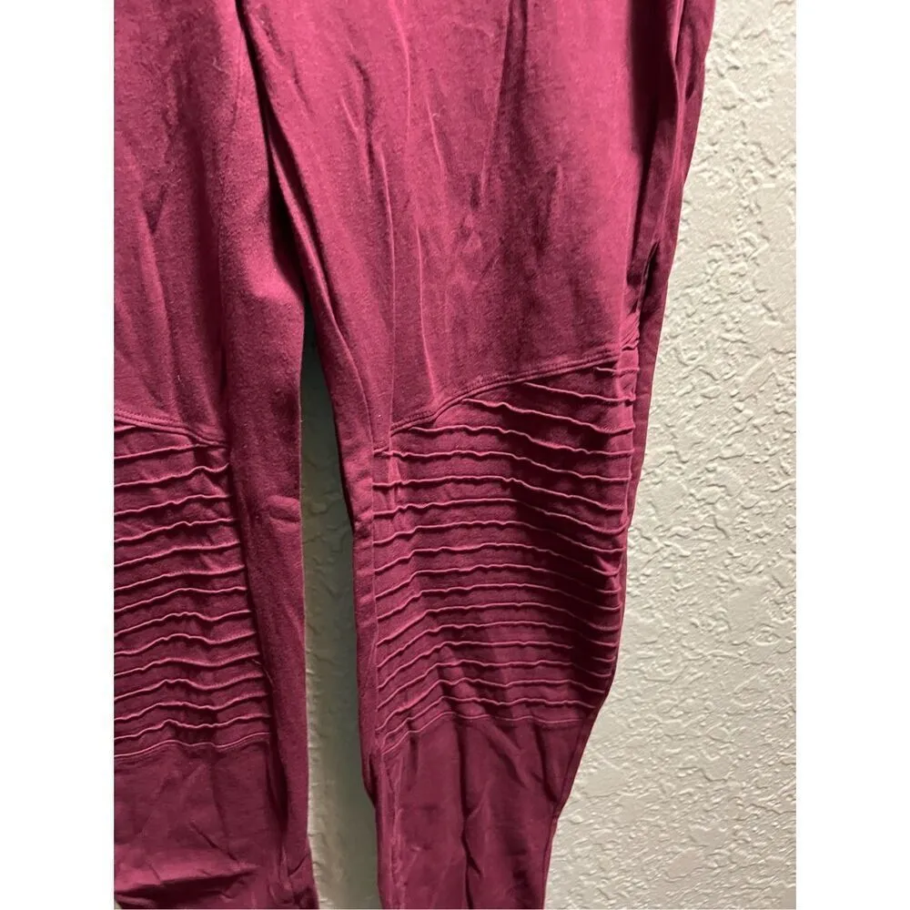 Zenana Maroon Leggings Woman’s Size 2X - Image 4