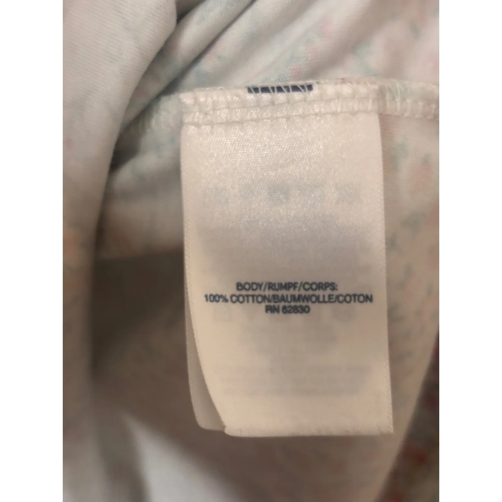 Lands End Womens Size XL Floral Print Short Sleeve T Shirt Dress Cotton Casual - Image 6