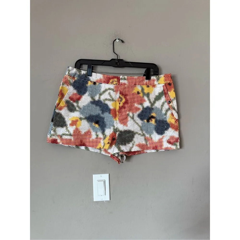 Women’s Kate Spade Saturday Black Silk Like Shorts Size 14 NEW NO TAGS - Image 2