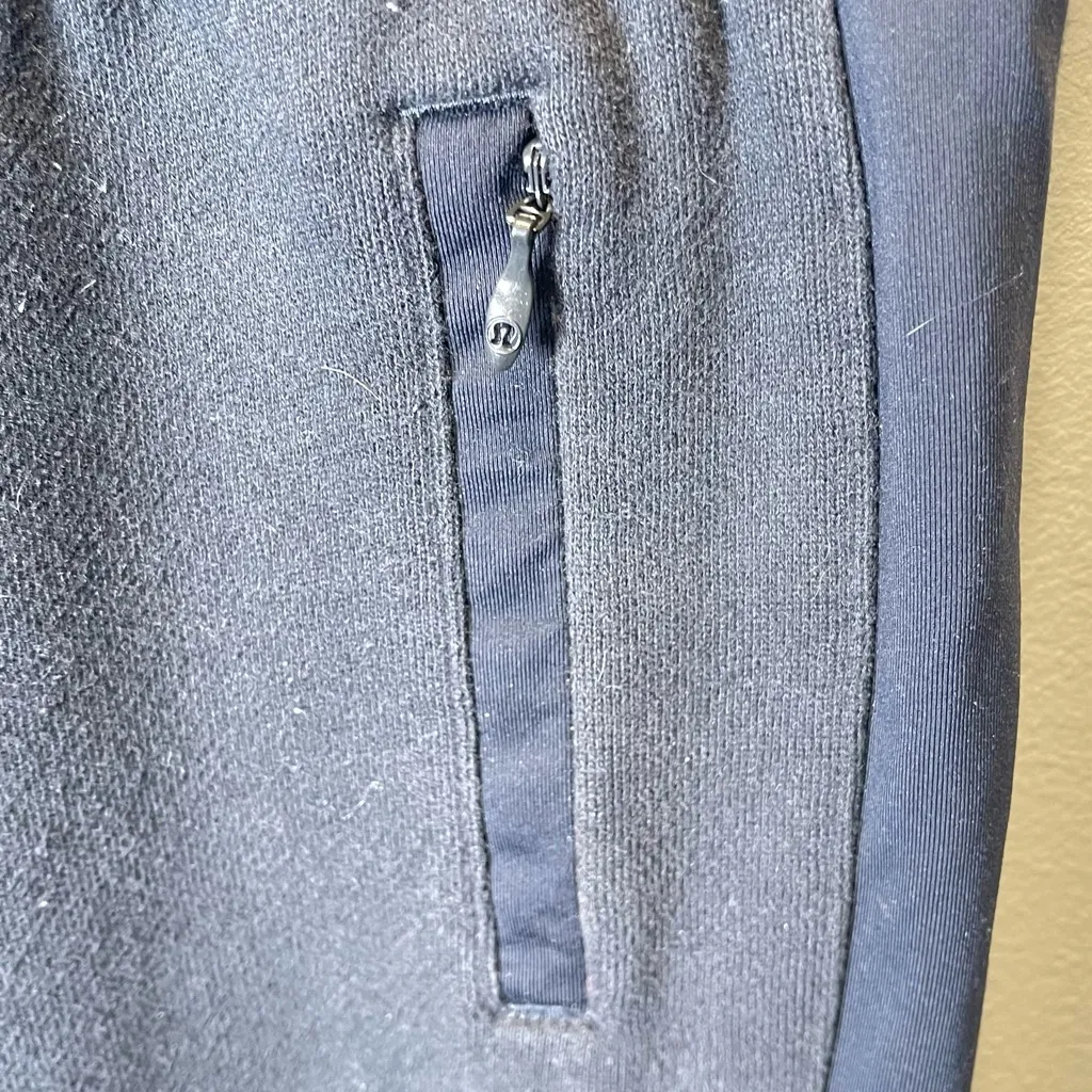 Lululemon Get Going Joggers‎ Women’s Black Gray Zip Pockets Sweat Pants Size 4 - Image 3