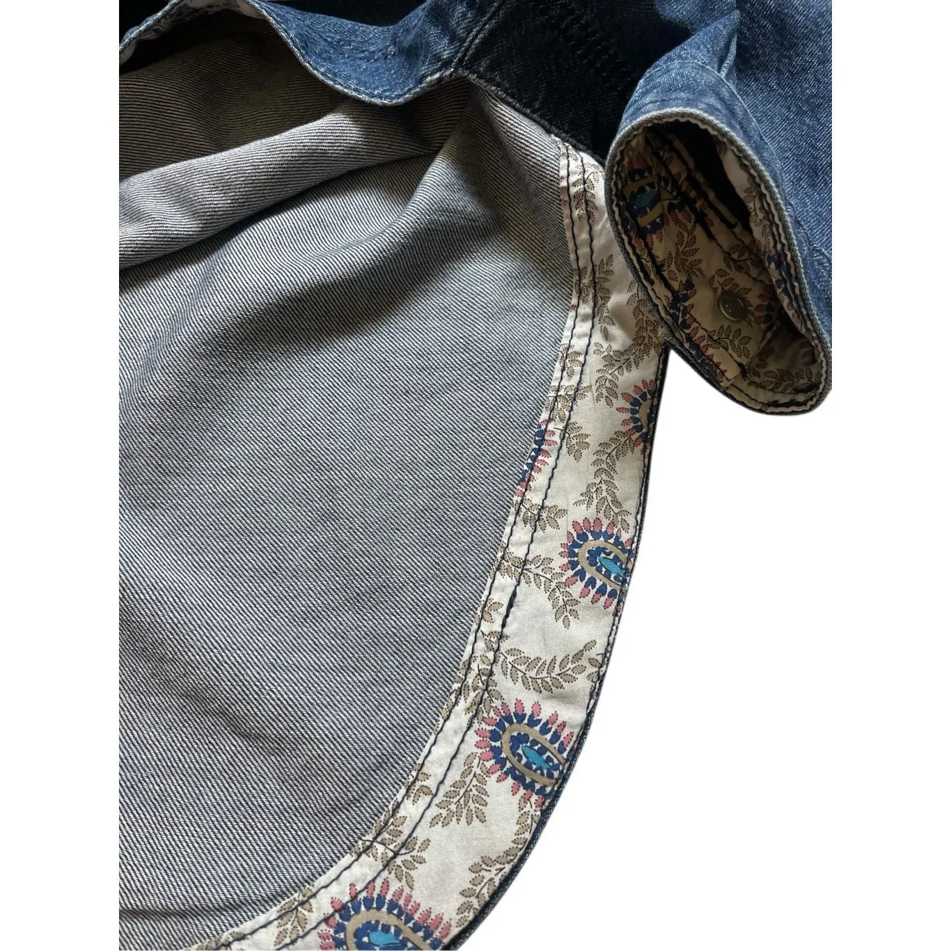 Anthropologie denim duster coat dress by Pilcro sz Small - Image 4