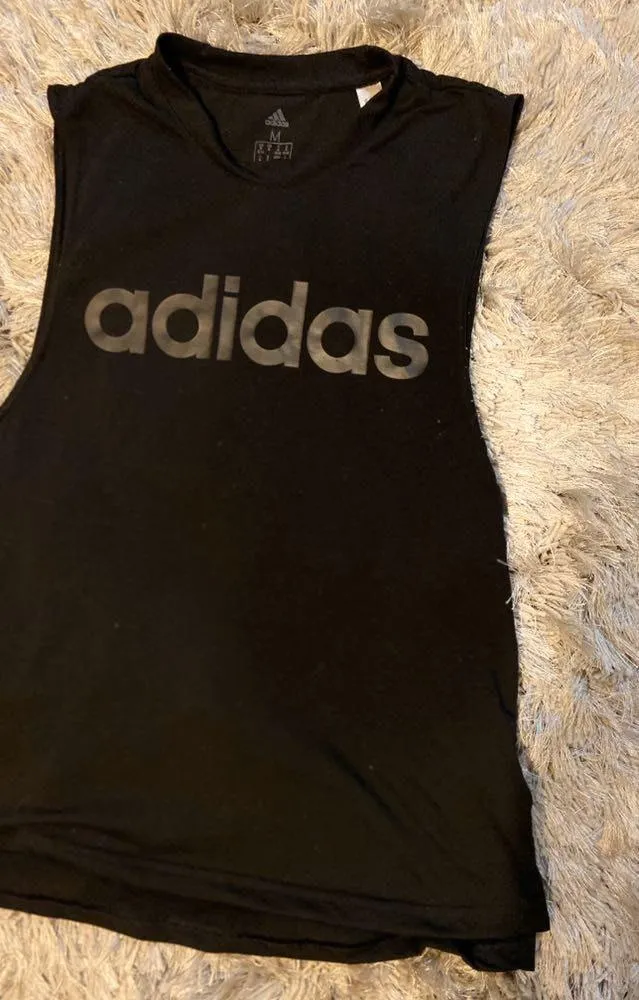 Adidas Black Tank - Image 3