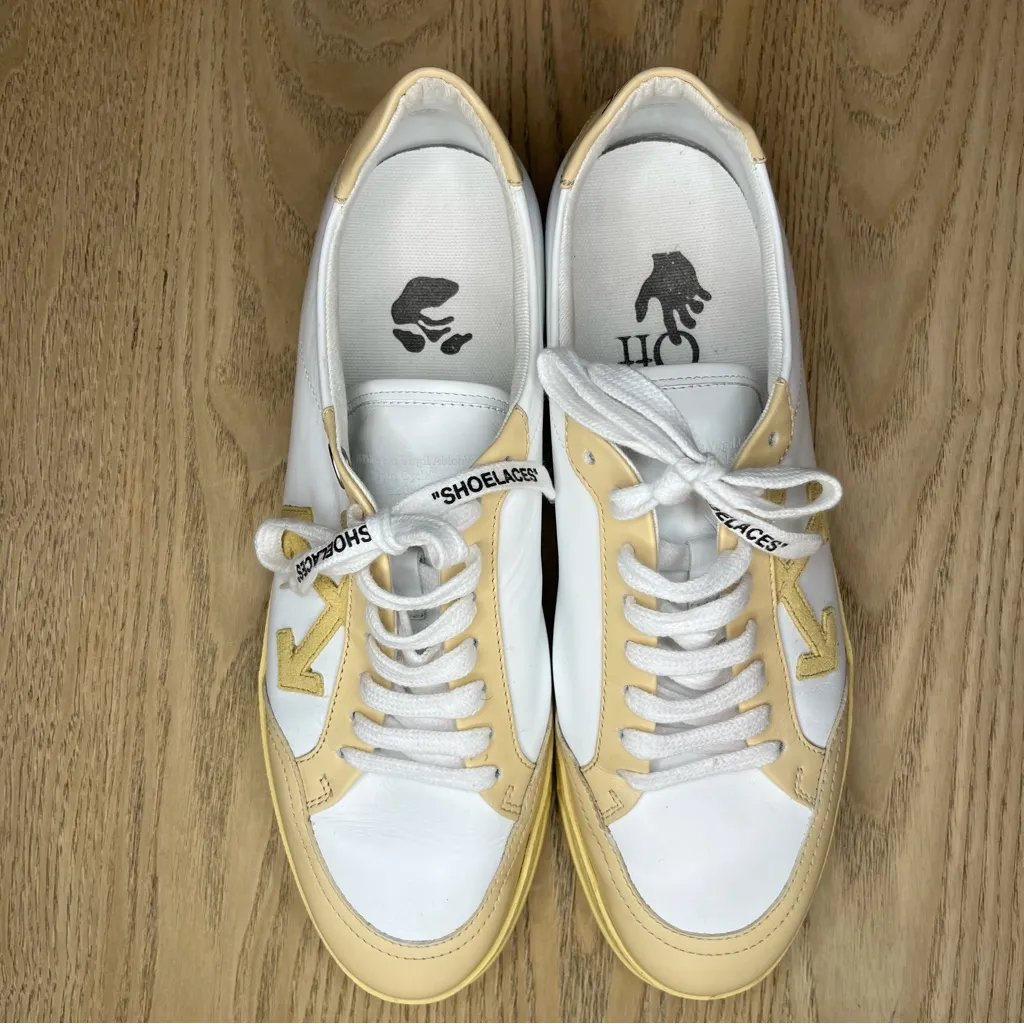 Off-White Women’s Arrow 2.0 White Cream Sneakers Casual Shoes Size 41 / US 11 - Image 6