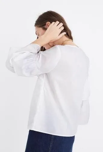 Madewell Tiered Sleeve Top - Image 2