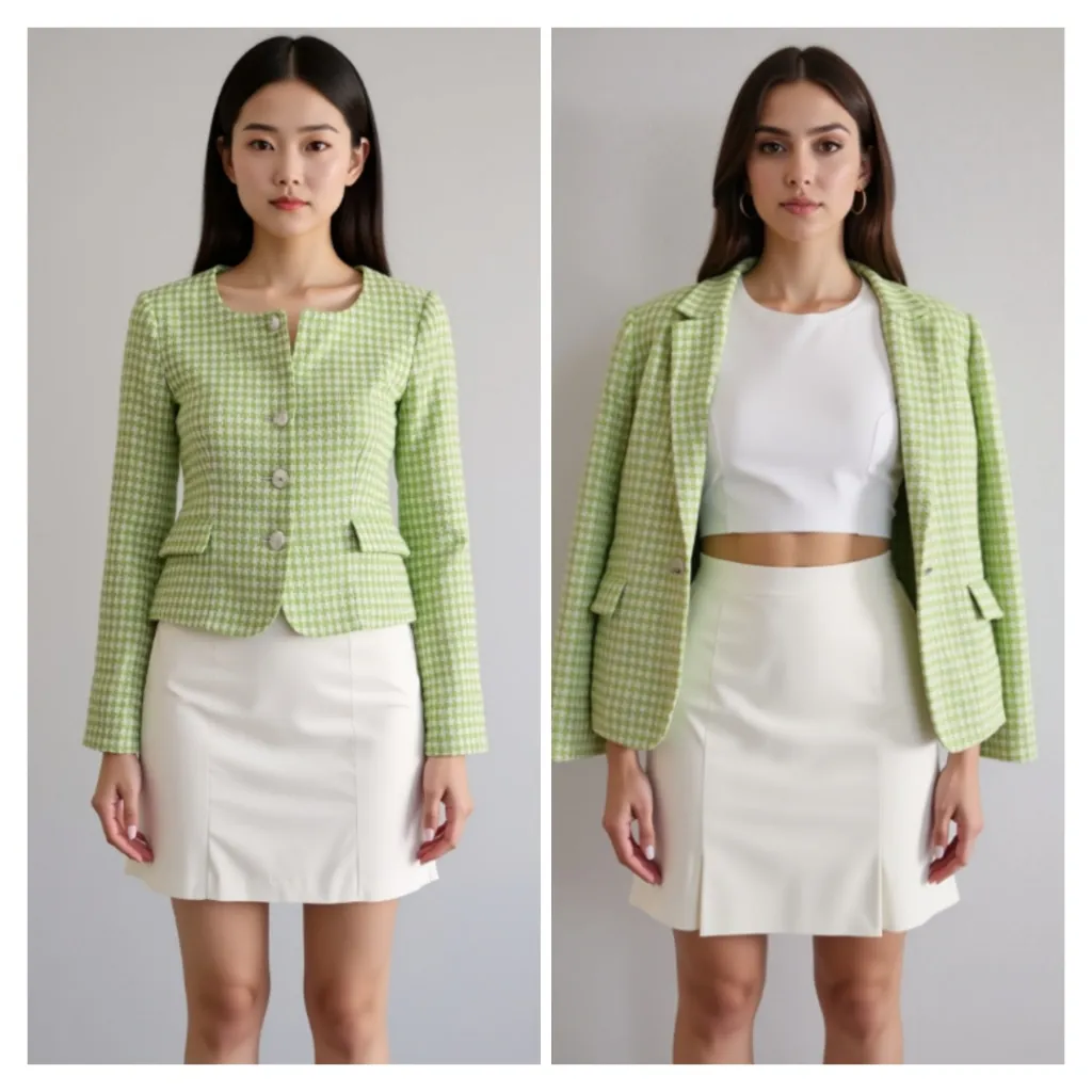 Zara Tweed‎ Women's Jacket - Image 2