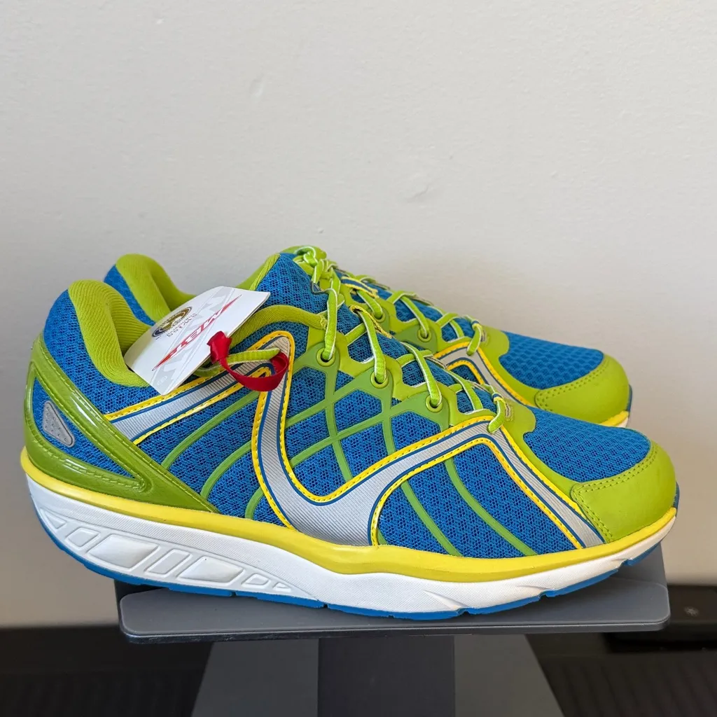 MBT Blue and Lime Green Athletic Shoes Size 7.5 - Image 3