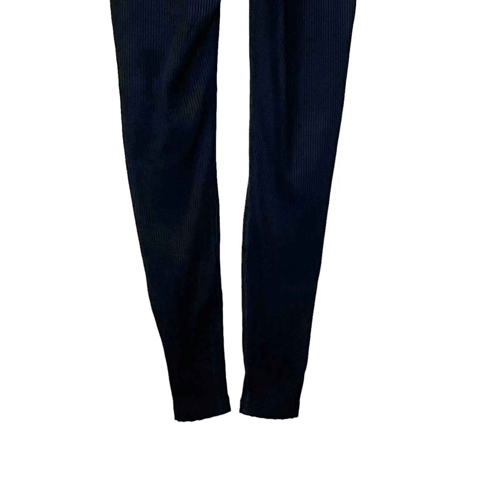 Years Of Ours Ribbed Knit Leggings Black Women’s Size Small High Waist Stretch - Image 7