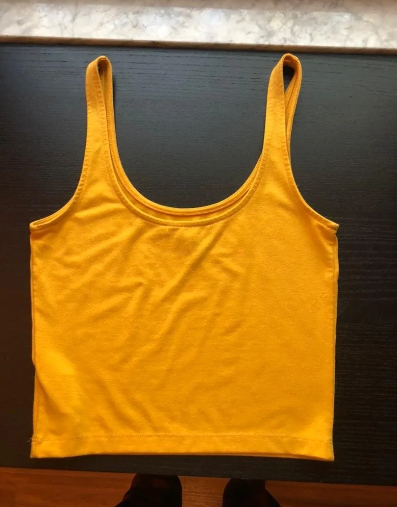 Forever 21 Gold  Crop Tank - Image 2