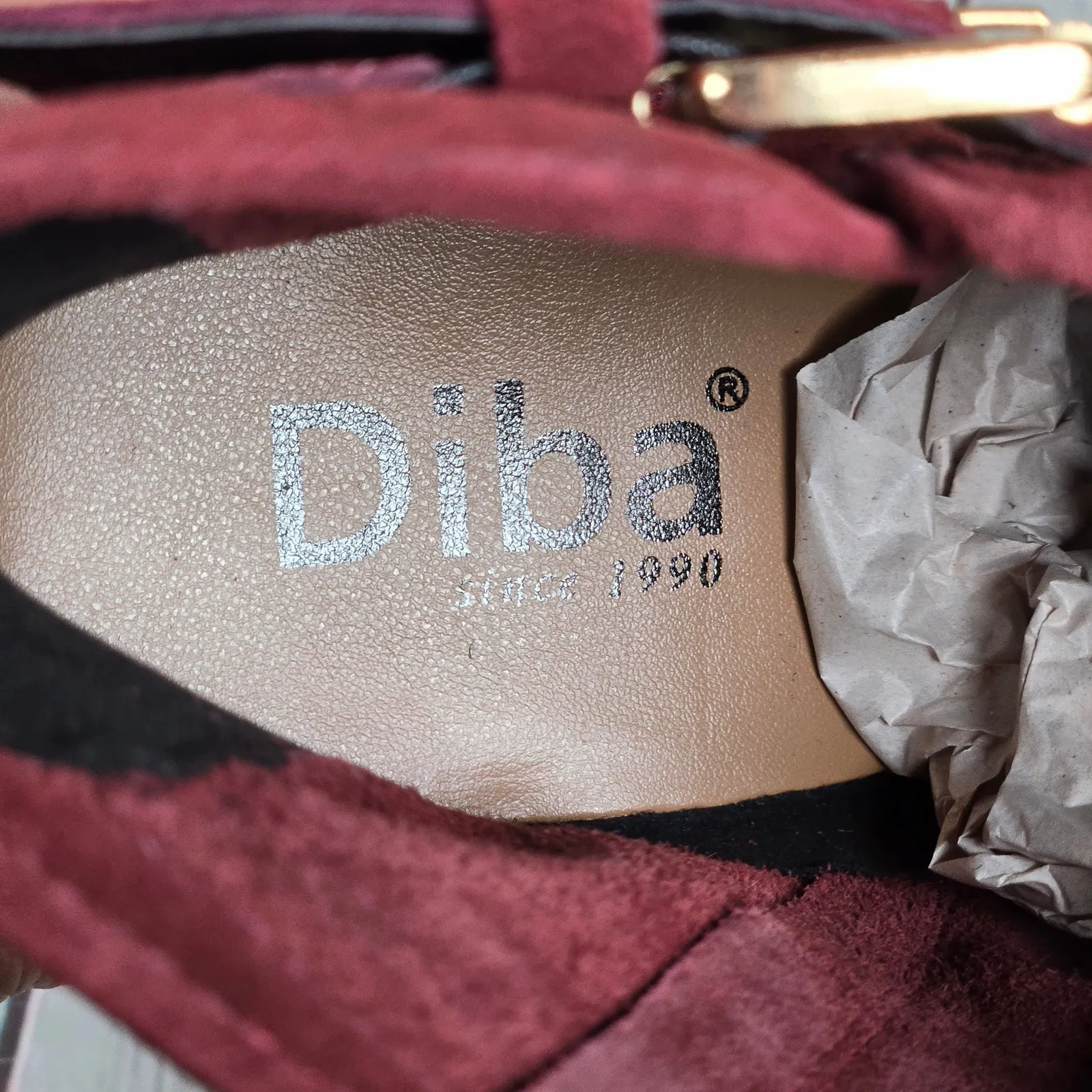 Diba‎ Sleek Burgundy Suede Bootie 8.5 NWT Red - Image 9