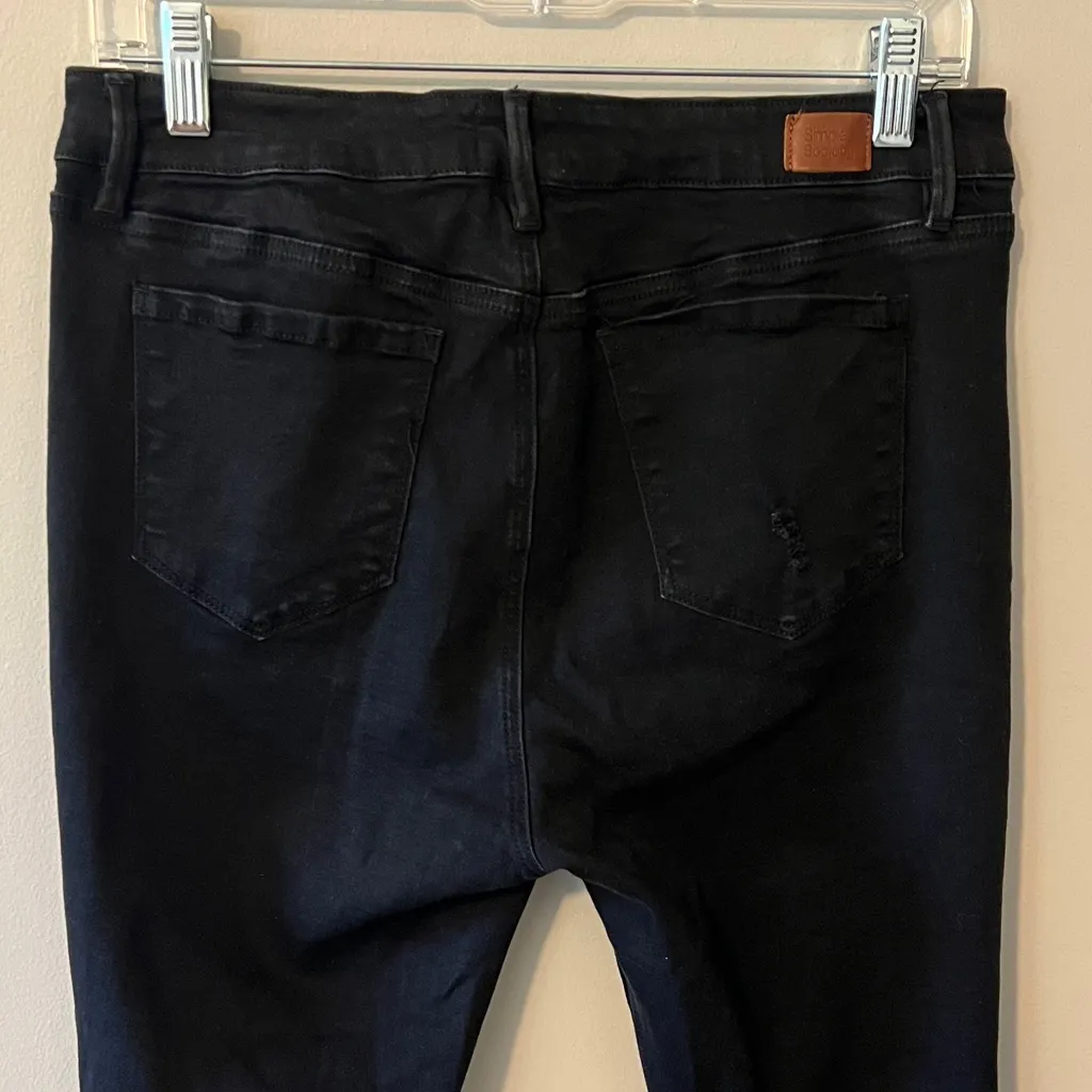 Women's Black Skinny Jeans - Image 3