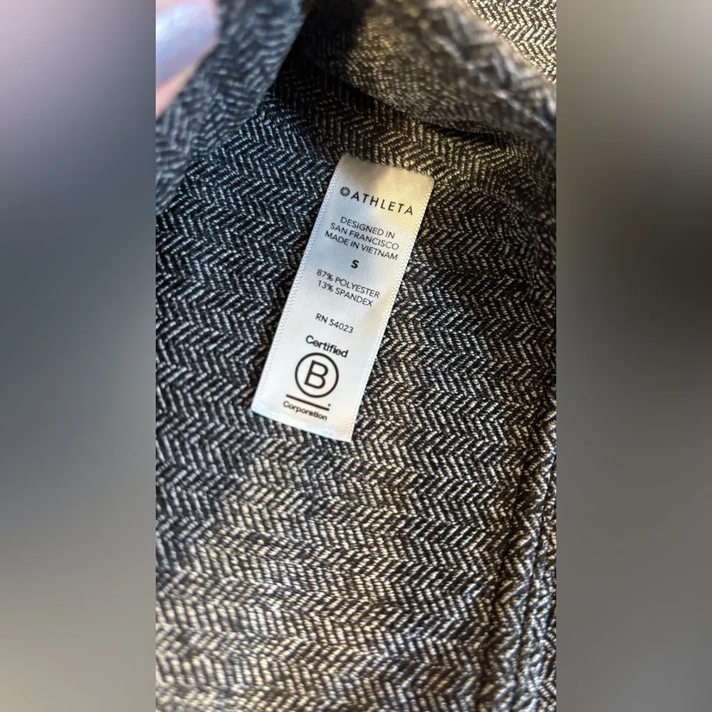 Athleta Delancey Herringbone Tight dressy Leggings slim pants workout business - Image 11