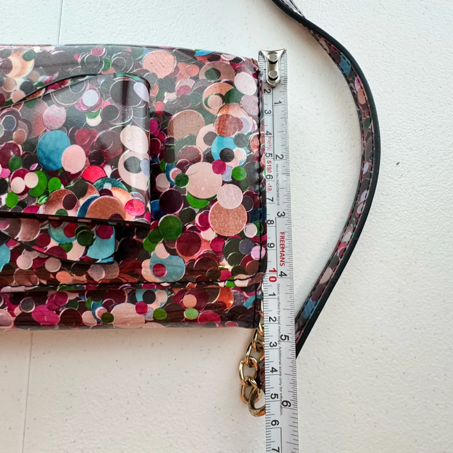 Betsey Johnson Crossbody Confetti Bow Bag - Image 4