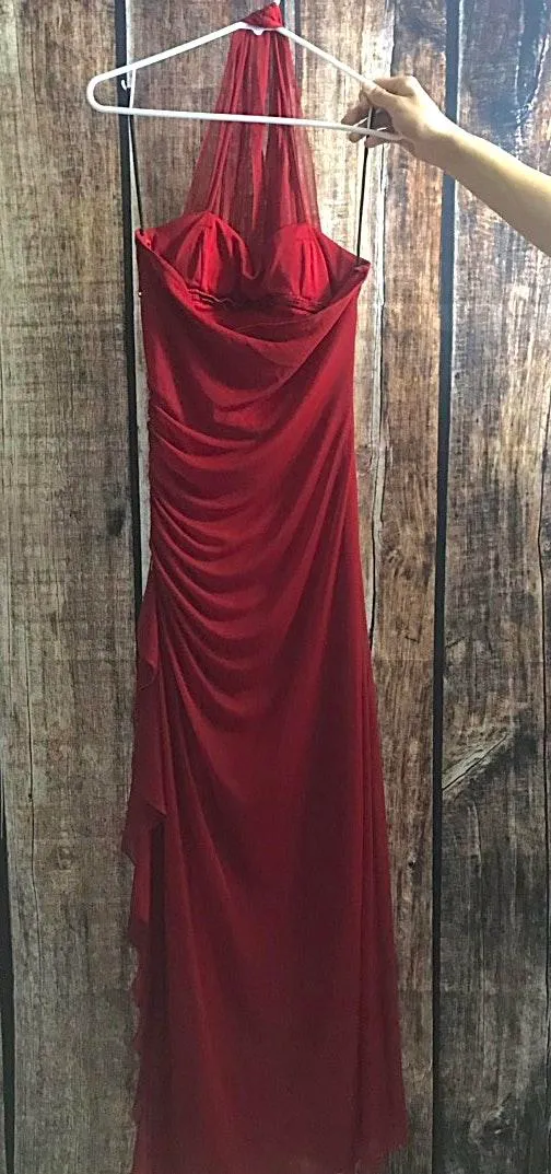 Mariposa Red Prom Dress  - Image 5