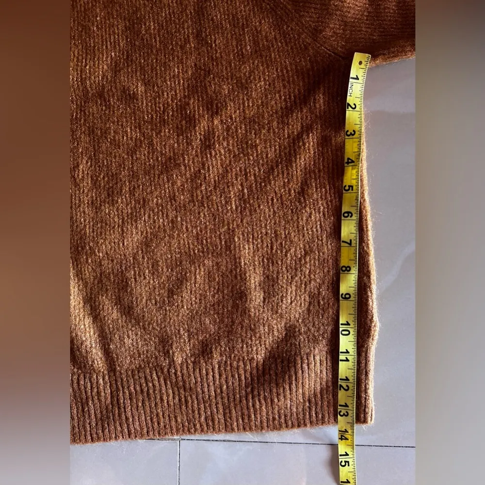 Gap crew  neck sweater GAP Sweater Unisex Size L RN 54023 Retro Knitting Brown - Image 14