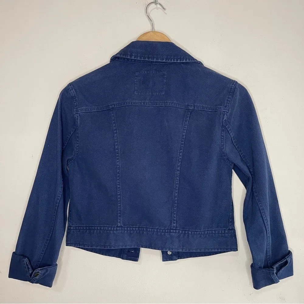 VINEYARD VINES Navy Blue Denim Jacket, XS - Image 6